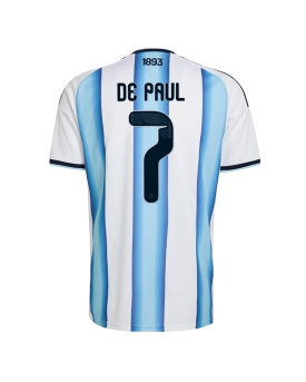 Billige Fotballdrakt Argentina Rodrigo De Paul #7 Replika Hjemmedrakt VM 2026 Kortermet Billige Fotballdrakt Argentina Rodrigo De Paul #7 Replika Hjemmedrakt VM 2026 Kortermet